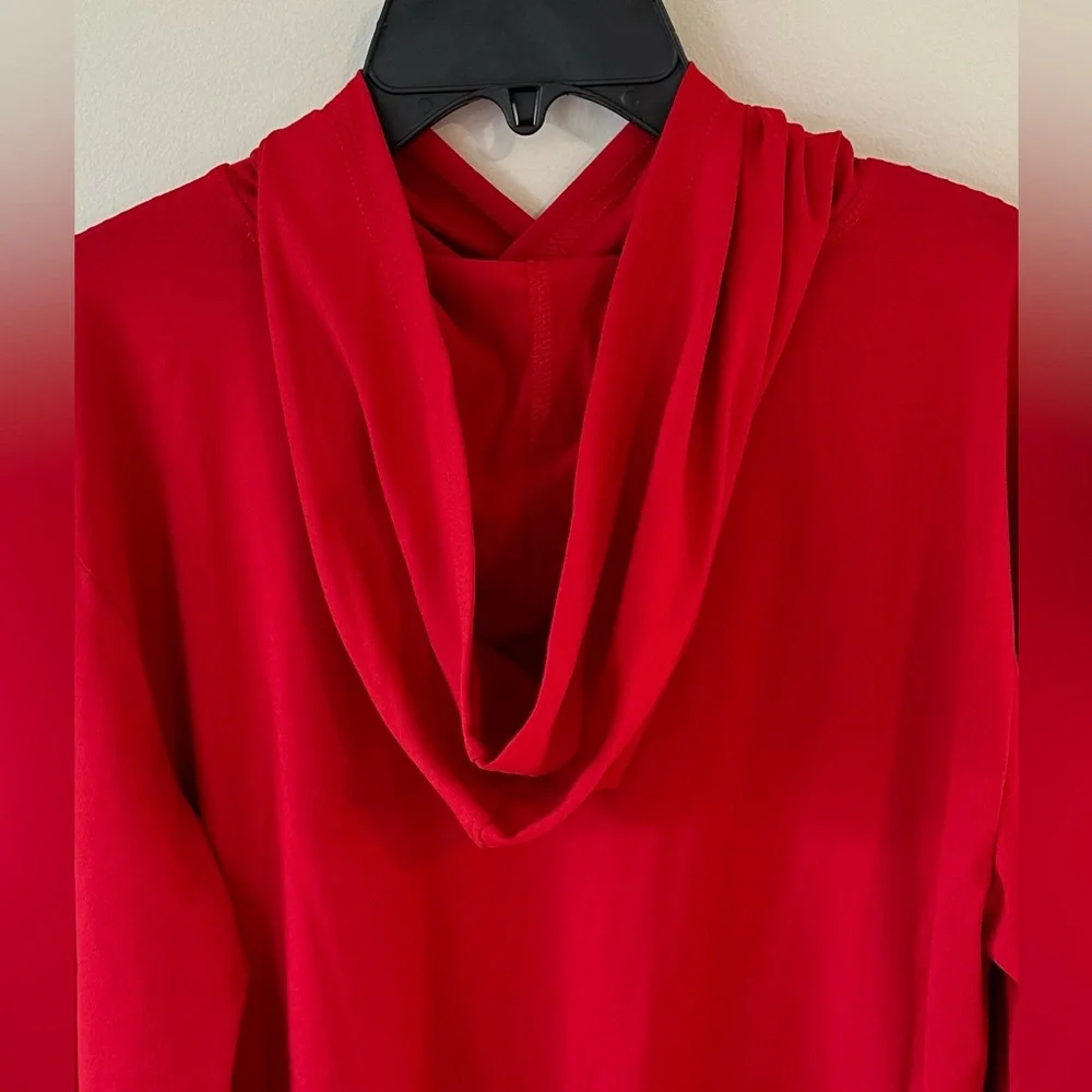 Xersion Boys Cabaret Red Quick-Dri Pop Over Hoodie NWT Size XL 18-20